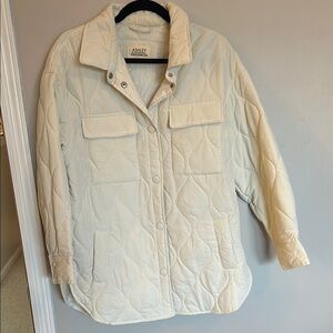 Ashley By 26 International Quilted Cream Jacket